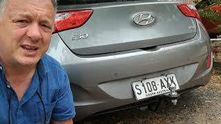 How to fit a Hyundai i30 towbar  GD 20112015 [upl. by Yllatan]