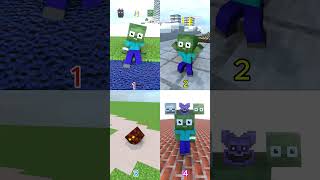 Which version of transformation is the best   Baby zombie minecraft animations [upl. by Nnasor973]