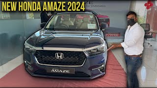 Honda Amaze Facelift 2024 Everything You Need to Know  New Features Design amp More [upl. by Renita]