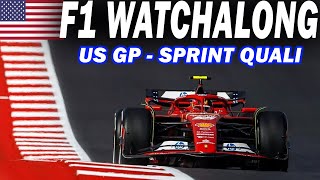 🔴 F1 Watchalong  US GP  SPRINT QUALI  with Commentary amp Timings [upl. by Annocahs175]