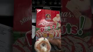 NEW Little Debbie mini Christmas tree donuts [upl. by Sixla]