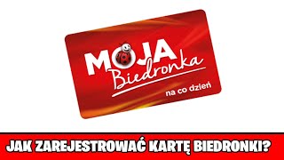 Jak zarejestrować kartę biedronki na numer telefonu Moja biedronka [upl. by Klarrisa]