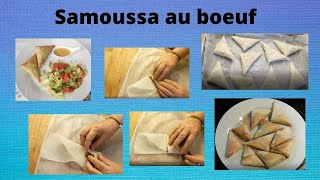 Samoussa au bœuf à ma façon [upl. by Lessig]