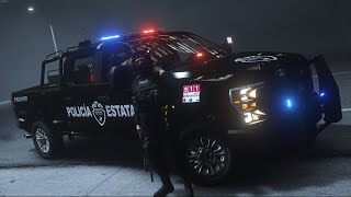 GTA 5 POLICIA  NUEVA UNIDAD ESTATAL DE JALISCO  SUPER DUTY  TheAxelGamer [upl. by Melentha23]