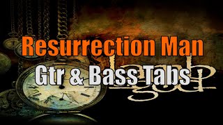 Resurrection Man  Guitar amp Bass Tabs Warmup  Lamb of God [upl. by Dnumde775]