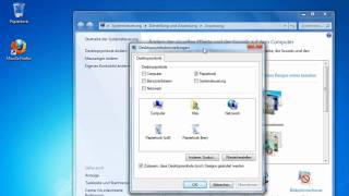 Windows 7  DesktopSymbole anzeigen und ausblenden [upl. by Quincey]