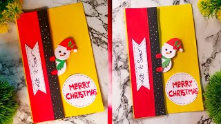 Christmas card 💝 easy greetings cards for christmas 🎄 [upl. by Aioj]