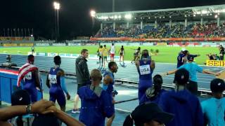 IAAF World Relays Bahamas 2017 Mixed Relays  the crowd went wild [upl. by Liemaj66]