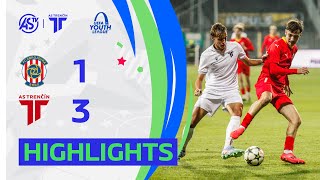 UYL  Highlights  FC Zrojovka Brno U19  AS Trenčín U19 13 12 [upl. by Harpole]