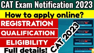 cat exam notification 2023 in tamilcat exam explained tamilhow to apply cat exam 2023 [upl. by Kape]