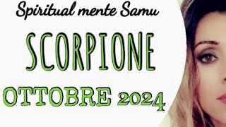 SCORPIONE ♏ Ottobre 2024 previsioni🔮 Tarocchi🔮 [upl. by Attebasile]