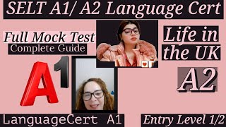 LanguageCert A1 International ESOL SELT A1A2 Speaking amp Listening Full Test  Complete guide [upl. by Analiese]