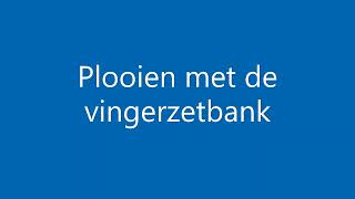 Plooien met de vingerzetbank [upl. by Noid]