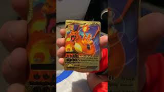 I pulled a Charizard V out of a booster pack fyp [upl. by Lapo565]