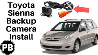 2004  2010 Toyota Sienna Backup Camera Install [upl. by Samuela]