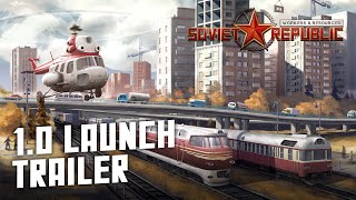 Workers amp Resources Soviet Republic  10 Launch Trailer  City Builder Tycoon Game [upl. by Mar]