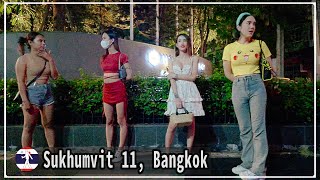 Latest updates on Party Street Soi Sukhumvit 11 4th Sunday night March 2024 [upl. by Atiniuq]