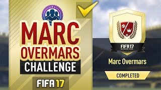 MARC OVERMARS SBC CHEAPCOMPLETE  FIFA17 Ultimate Team [upl. by Ninette]