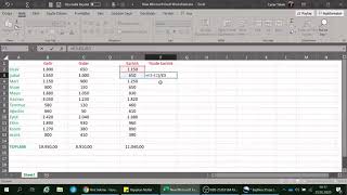 Excel Yüzde Hesaplama Formülü  Yüzde artış azalış nasıl yapılır [upl. by Ecinaj]