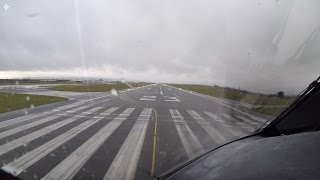 7878 Dreamliner Cockpit View Takeoff from Glasgow Airport Scotland [upl. by Fedirko218]