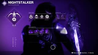 New Void Pve Build amp Fashion for Hunter with Gyrfalcons Hauberk season 23 destiny 2 [upl. by Ehtnax]