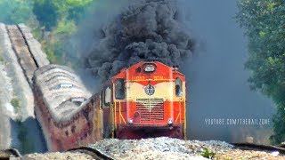 Roller Coaster Train Disappears  Smoking ALCo  Indian Railways [upl. by Orwin]