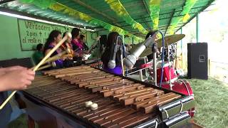 Marimba del centro cultural Malacatancito Huehuetenango Barillas2017 [upl. by Asserac]