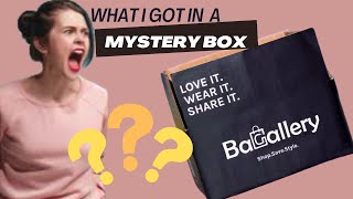 Bagallery Mystery Box Unboxing bagallery mystery onlineshopping [upl. by Holihs]