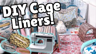 HOW TO MAKE FLEECE CAGE LINERS 🐹  Part One Tools amp Supplies [upl. by Naima]