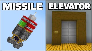 TOP 10 Redstone Builds amp Tricks Minecraft [upl. by Eyssej]