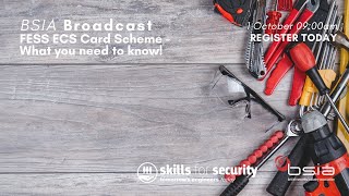 BSIA Broadcast ECS Card Scheme  What you need to know [upl. by Elene]