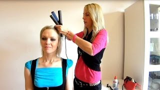 Šetrené žehlenie a tupírovanie vlasov  Zuzana Antalová hair stylist [upl. by Massab]