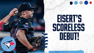 Brandon Eiserts Major League debut [upl. by Anuahsal]