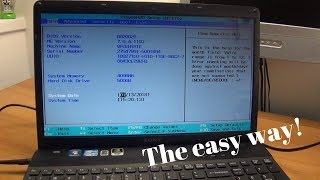 How to enter the BIOS on most Sony Vaio laptops  The easy way [upl. by Idolah]