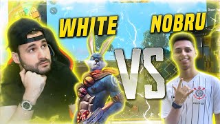 وايت ضد النوبرو البرازيلي WHITE444 vs NOBRU FREE FIRE REACTION [upl. by O'Brien99]