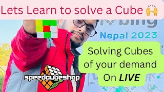 Let’s chitchat and learn mosaic cube art cubing liveteaching [upl. by Lemyt]