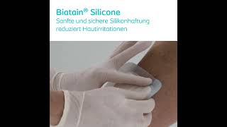 Einfache Anwendung der Wundauflage Biatain® Silicone [upl. by Stanwood]