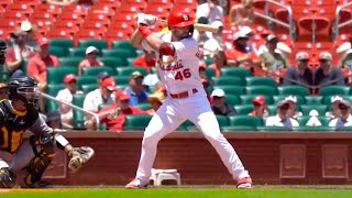 Paul Goldschmidt Slow Motion Home Run Baseball Swing Hitting Mechanics Instruction Video Tips [upl. by Hannazus]