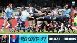 Cell C Sharks v Vodacom Bulls  Instant Highlights  Round 11  URC 202223 [upl. by Nyrac241]