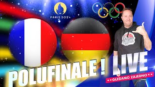 Francuska  Nemačka  Olimpijada  Live  Pariz 2024 [upl. by Detta]