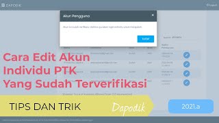 TIPS DAN TRIK MENGUBAH AKUN GTK YANG SUDAH TERVERIFIKASI [upl. by Brucie]