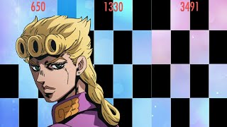 Giornos Theme Jojos Bizarre Adventure Golden Wind  PIANO TILES 2 [upl. by Sharon]