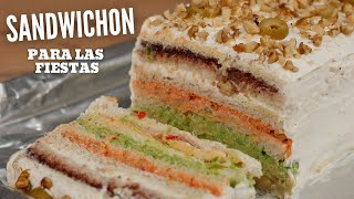 Como Hacer Sandwichon  Sandwichon Receta Súper Fácil [upl. by Patrice122]