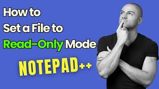 How to Set a File to ReadOnly Mode in Notepad  آموزش نوت پد پلاس پلاس [upl. by Okiek243]