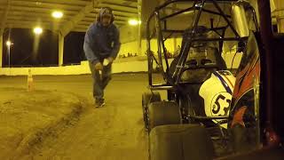 Deegan Kuecker at Lakeport Indoor Winter Series 122218 [upl. by Nosnehpets567]