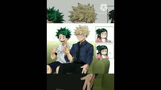 •°♡°▪︎How will Inko react to Bakudeku🧡💚°• shorts bakudeku mha [upl. by Codding457]