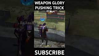 Fast Weapon Glory pushing Trick✅ freefire weponglorypushing [upl. by Son]