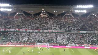 Legia Cracovia 20 a na Żylecie śpiewająCracovia pasy białoczerwone kutasy [upl. by Hurley754]