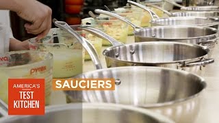 Equipment Review Best Sauciers Rounded Saucepans with WideMouth Design amp Our Testing Winner [upl. by Alyar]