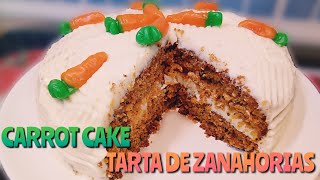 3 MINUTOS la mejor receta TARTA DE ZANAHORIA thermomix facil  CARROT CAKE [upl. by Rihat]